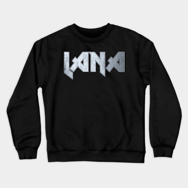 Heavy metal Lana Crewneck Sweatshirt by KubikoBakhar